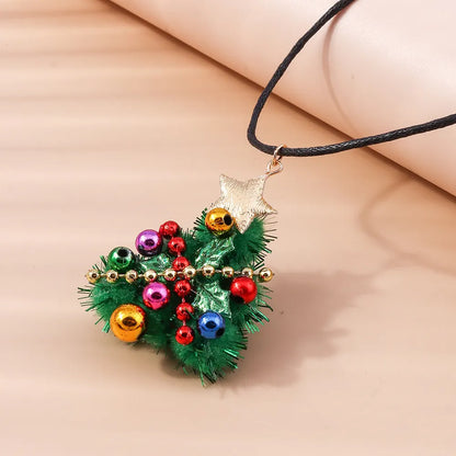 Handmade Christmas Tree Earrings