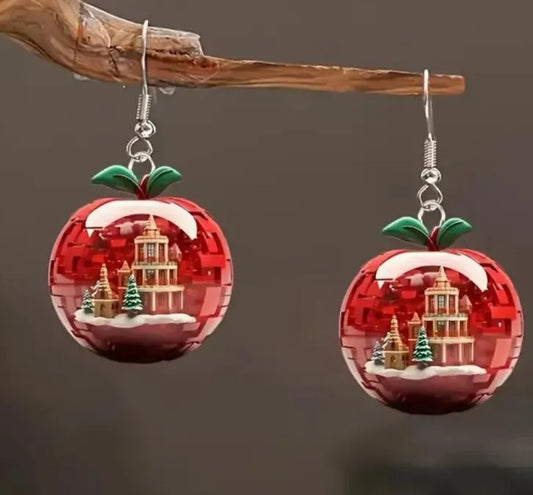 Apple Castle Earrings
