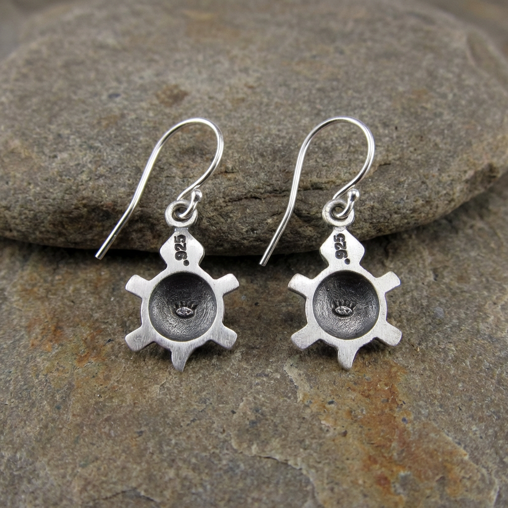 Tiny Turtle Earrings