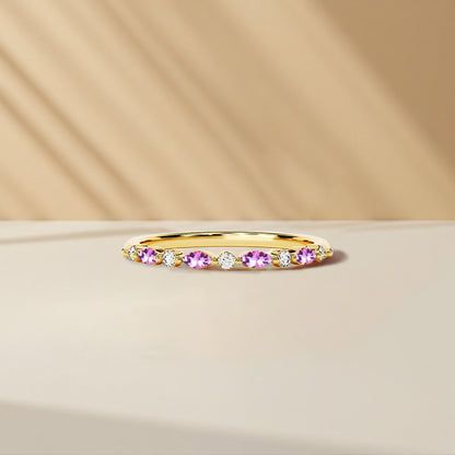 Alzheimer dementia awareness Purple Marquise Ring