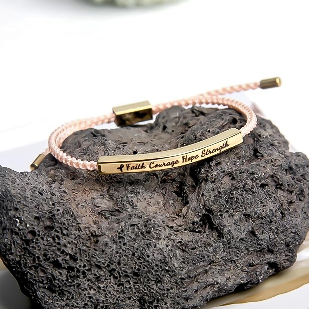 You Are Unbreakable Faith Bracelet