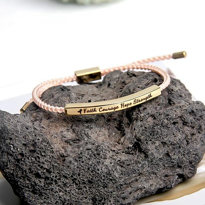 You Are Unbreakable Faith Bracelet