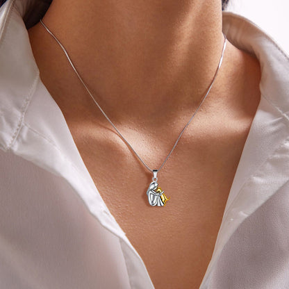 A Girl And Her Dog Pawfect Friendship Necklace