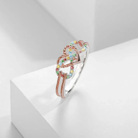 Autism Awareness-Strength in Every Star Infinity Anchor Promise Ring