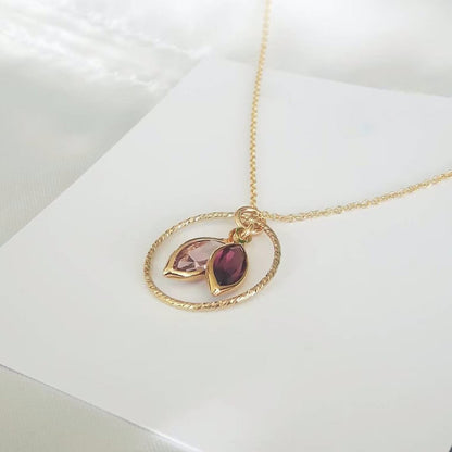Custom Mother’s Birthstone Necklace