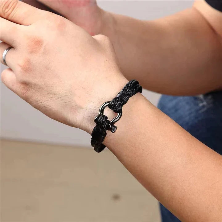 For Grandson - I Squeezed This Knot Bracelet Really Tight And Filled It With My Love And Light Knot Bracelet