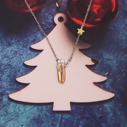 For Bonus Daughter - Always Shine Like The Brightest Star Star Pendant Necklace