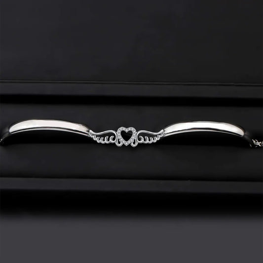 "Angel's Companion" Wings Memorial Bracelet