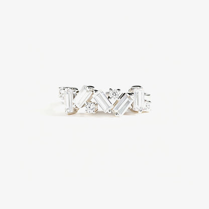 Lung Cancer Awareness- I Wear White For Myself Diamond Ring