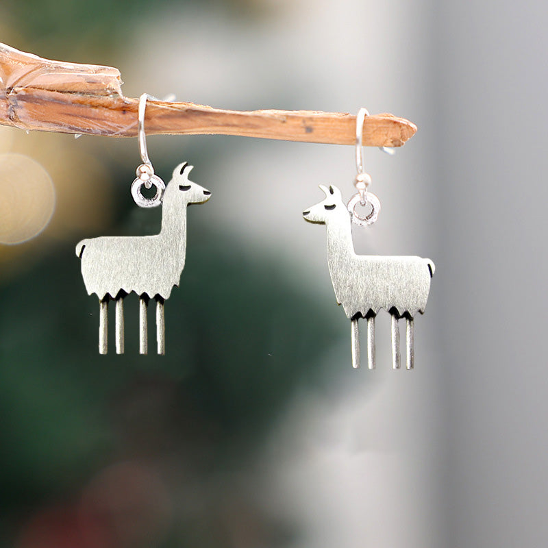 Vintage Llama Earrings
