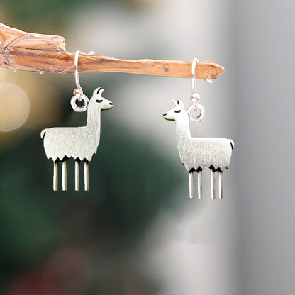 Vintage Llama Earrings