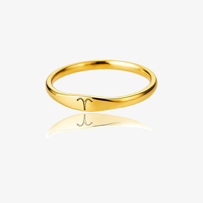 Zodiac Thin Ring