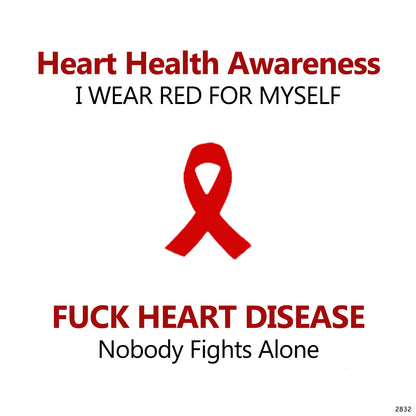 Heart Health Awareness-Red Round Diamond Infinity Ring