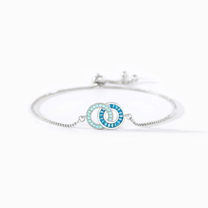 Birthstone Custom Circle Bracelet