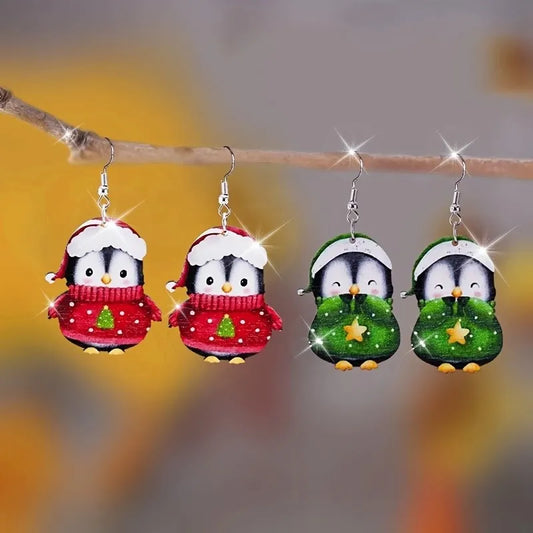 Penguin Earrings
