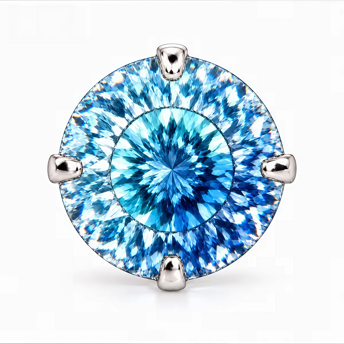 Sparkling Bird's Nest Cut Lab Diamond Studs – F136 Titanium Internally Threaded Flat Back Earrings (8 Colors)