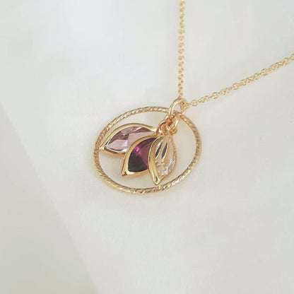 Custom Mother’s Birthstone Necklace