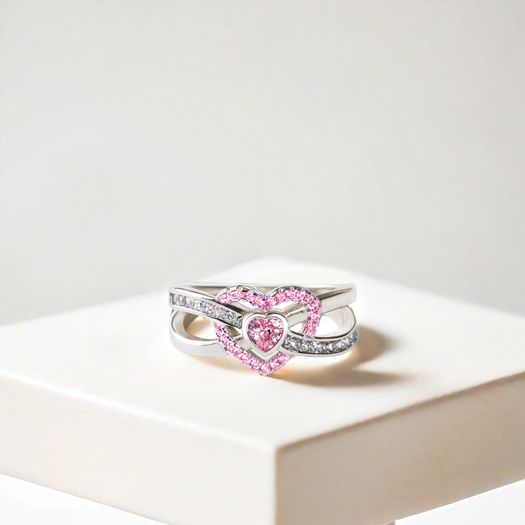 I Wear Pink For My Mother Infinite Love Ring