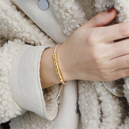 You Are Unbreakable Faith Bracelet