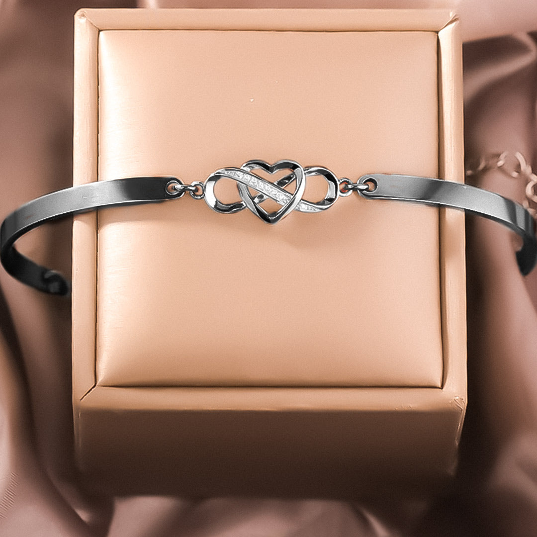 For Bonus Daughter - Always Shine Like The Brightest Star Infinity Bracelet