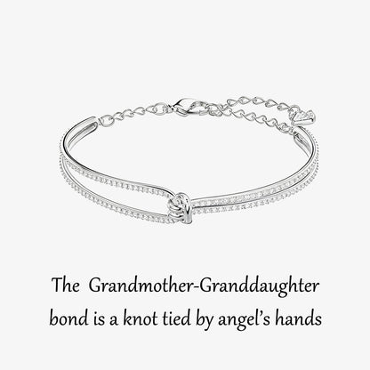 Grandmother And Granddaughter Forever Linked Together Bracelet