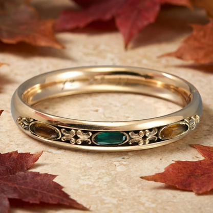 Colorful And Exquisite Diamond Studded Ring