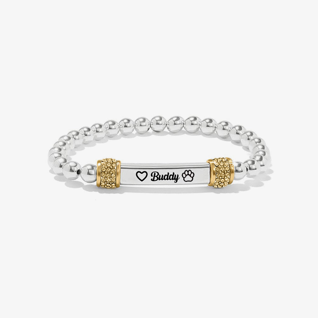 Cherished Companion Pet Memorial Bead Bracelet