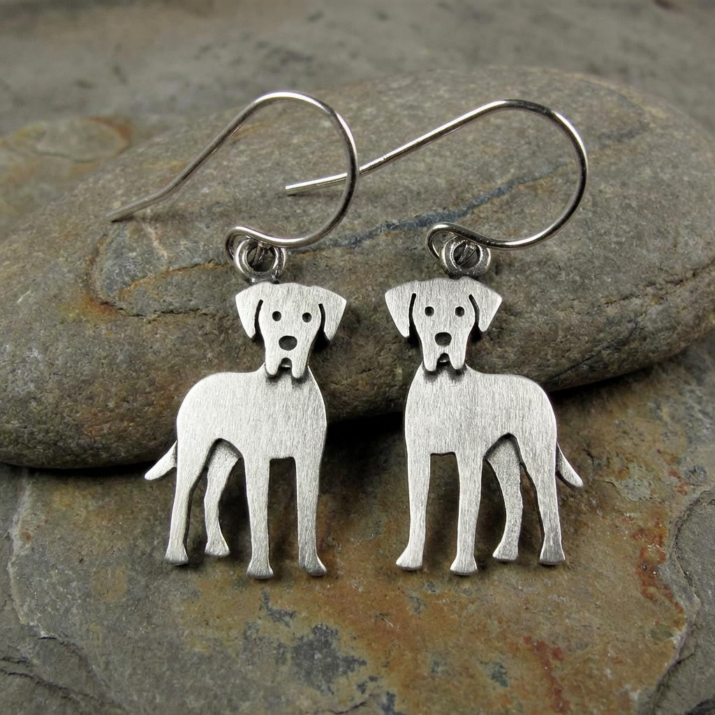 Tiny Great Dane Earrings