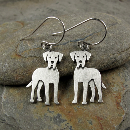 Tiny Great Dane Earrings