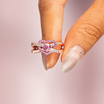 I Wear Pink For My Mother Infinite Love Ring