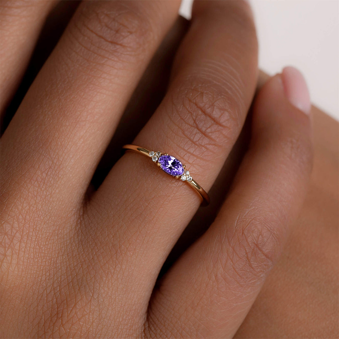 [⚡50% OFF] Alzheimer dementia awareness purple Ring