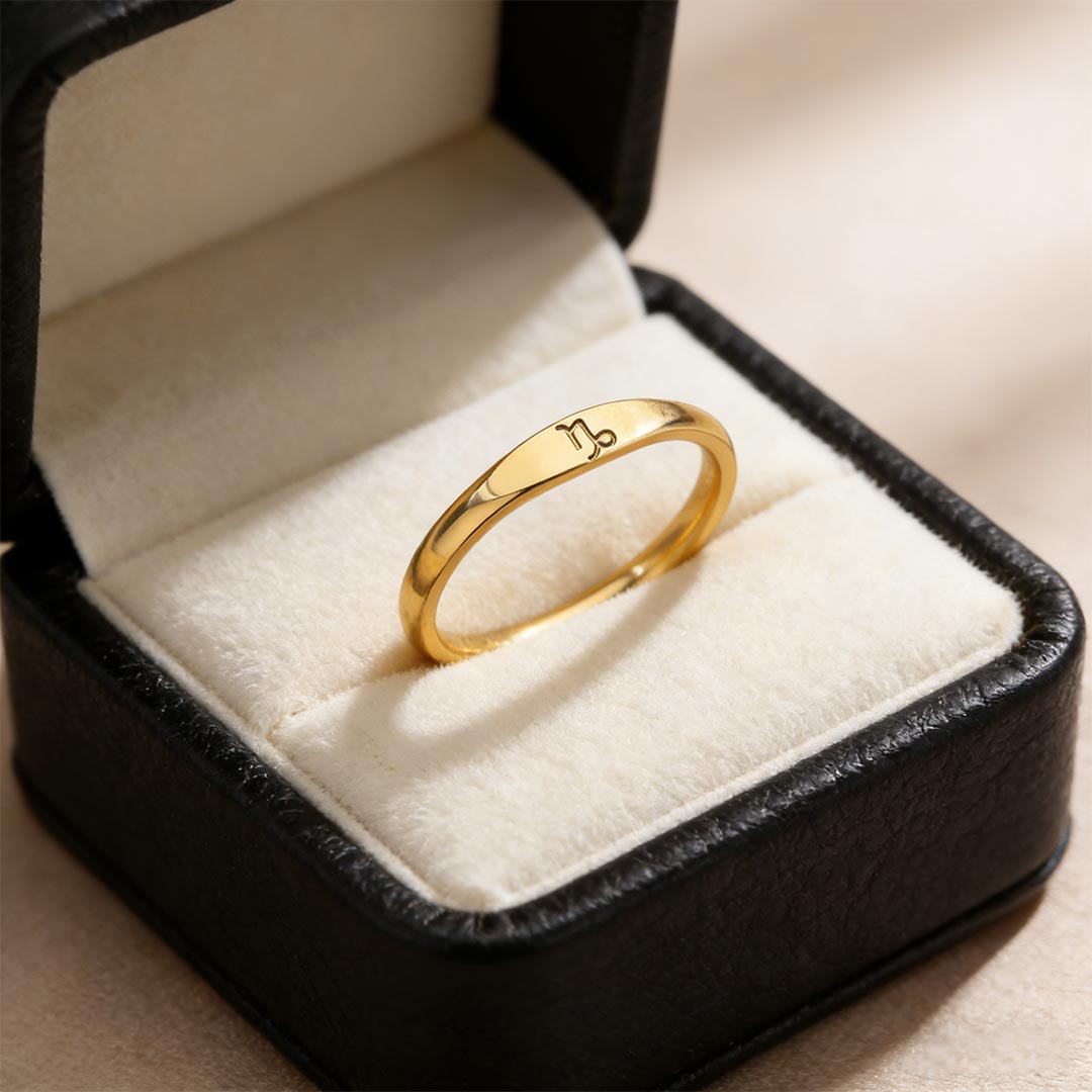 Zodiac Thin Ring