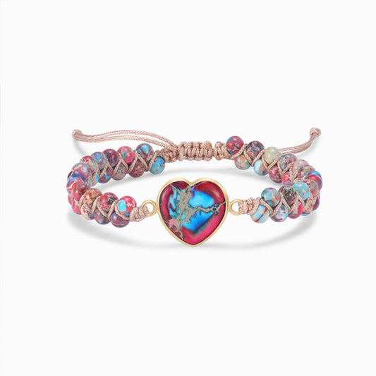For Daughter-In-Heart - You Are More Than Just A Daughter-In-Law You Are Also My Daughter-In-Heart Heart Beads Bracelet