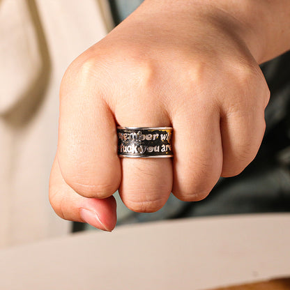Remember Who The Fuck You Are Ring