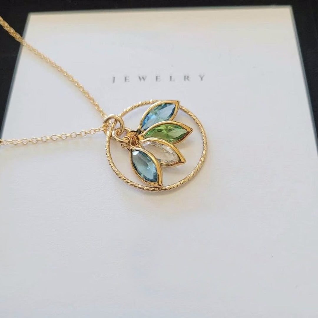 Custom Mother’s Birthstone Necklace