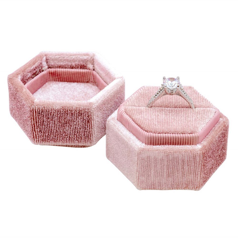 Pink Suede Ring Gift Pack