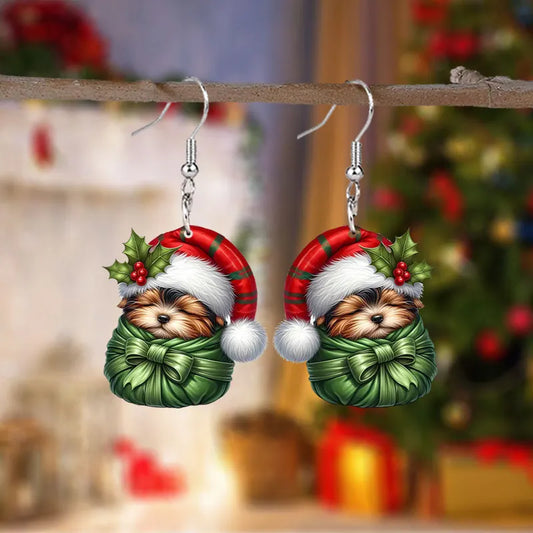 Dog Earrings