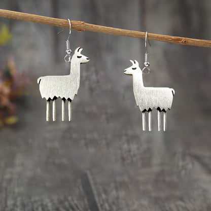 Vintage Llama Earrings