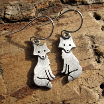 Retro Fox Earrings