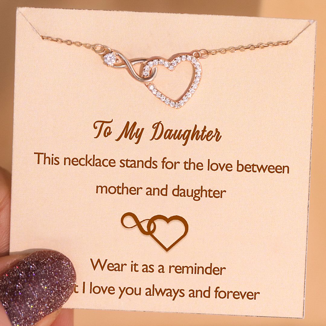 For Daughter - S925 I Love You Always And Forever Necklace