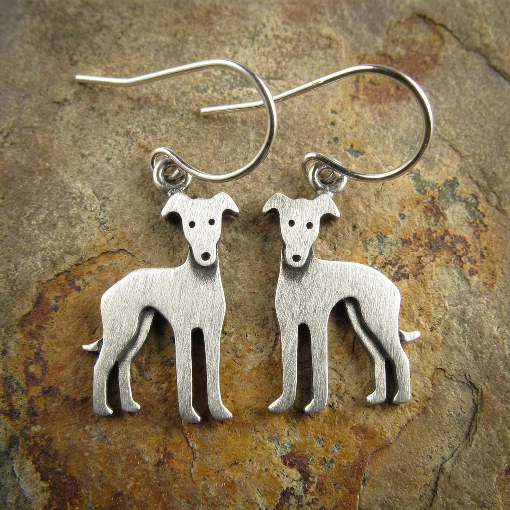 Vintage Greyhound Earrings