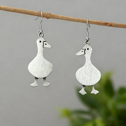 Vintage Duck Earrings