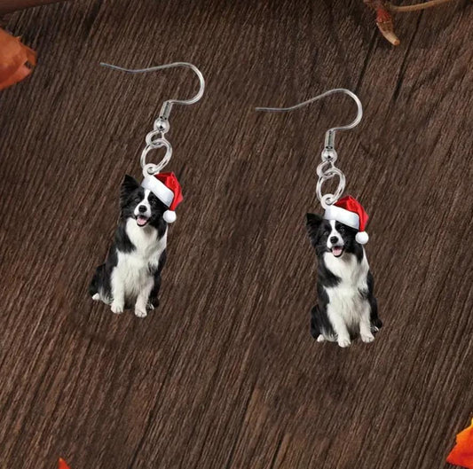 Christmas Cute Dog Earrings
