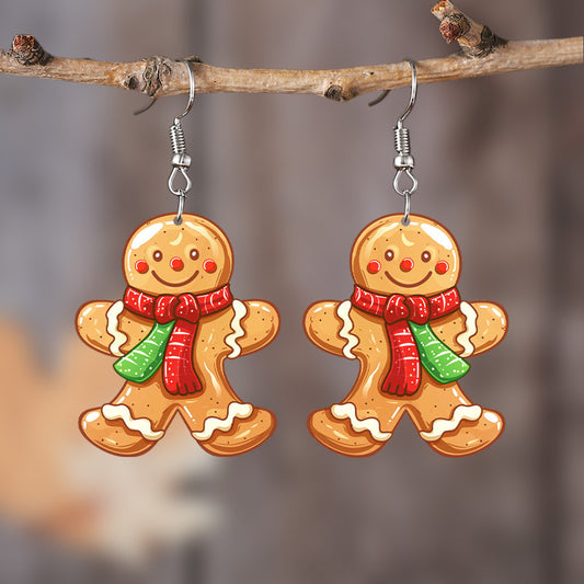 Ginger Cake Men's Acrylic Earrings