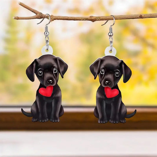 Love Dog Earrings