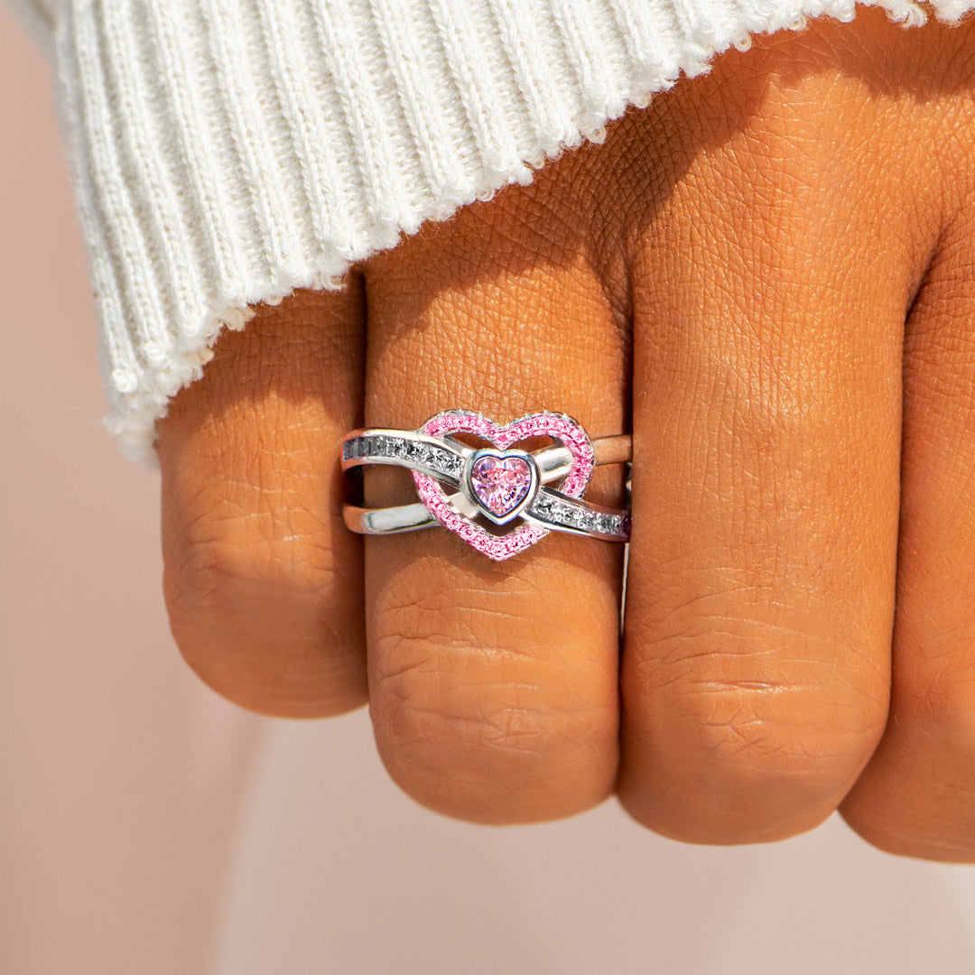 I Wear Pink For My Mother Infinite Love Ring