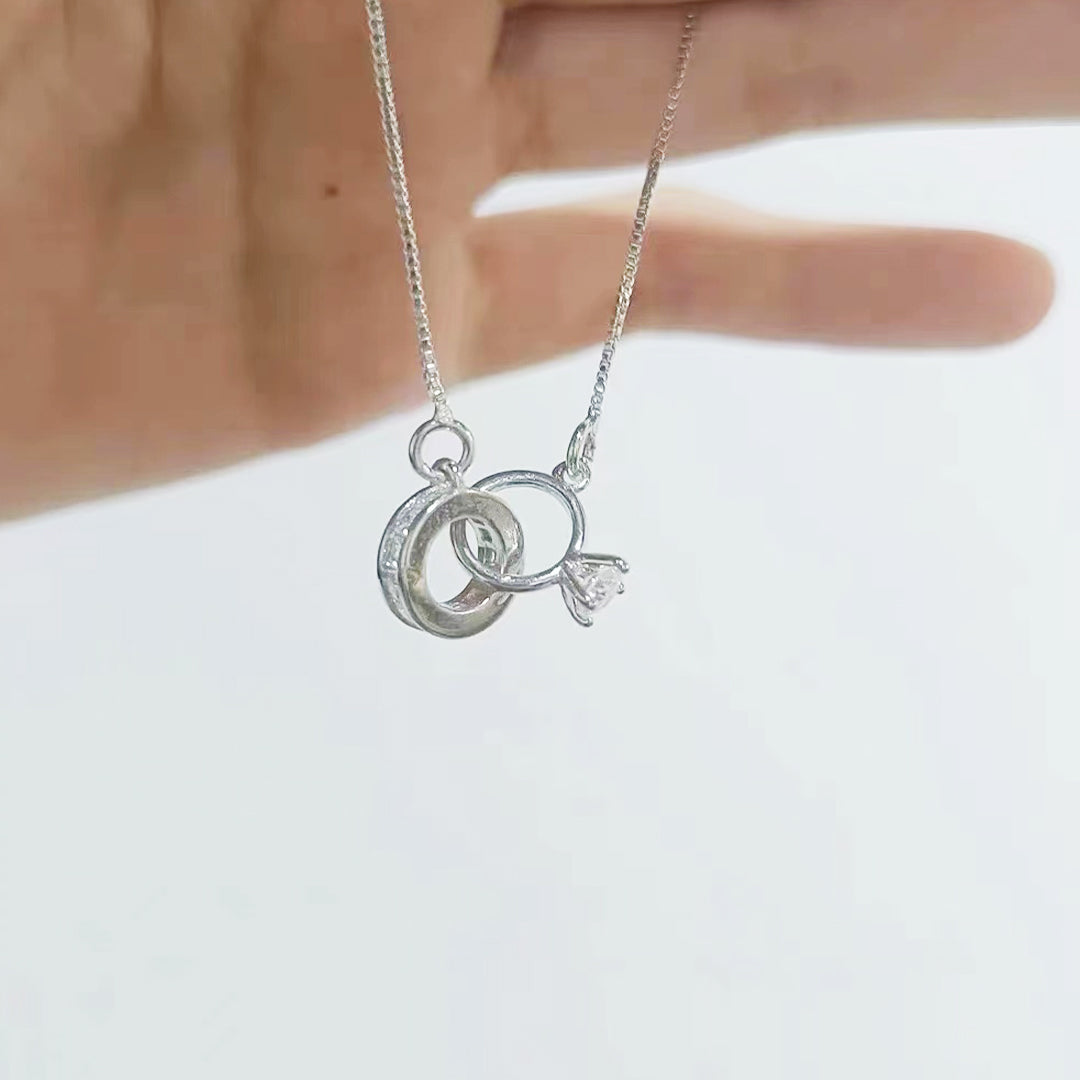 To My Better Half - I Love You Forever and Always Interlocking Bracelet