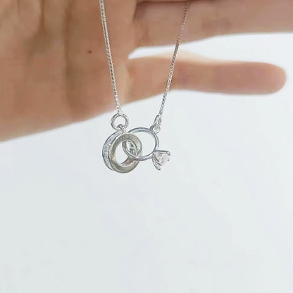 To My Better Half - I Love You Forever and Always Interlocking Bracelet