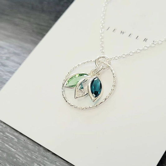 Custom Mother’s Birthstone Necklace
