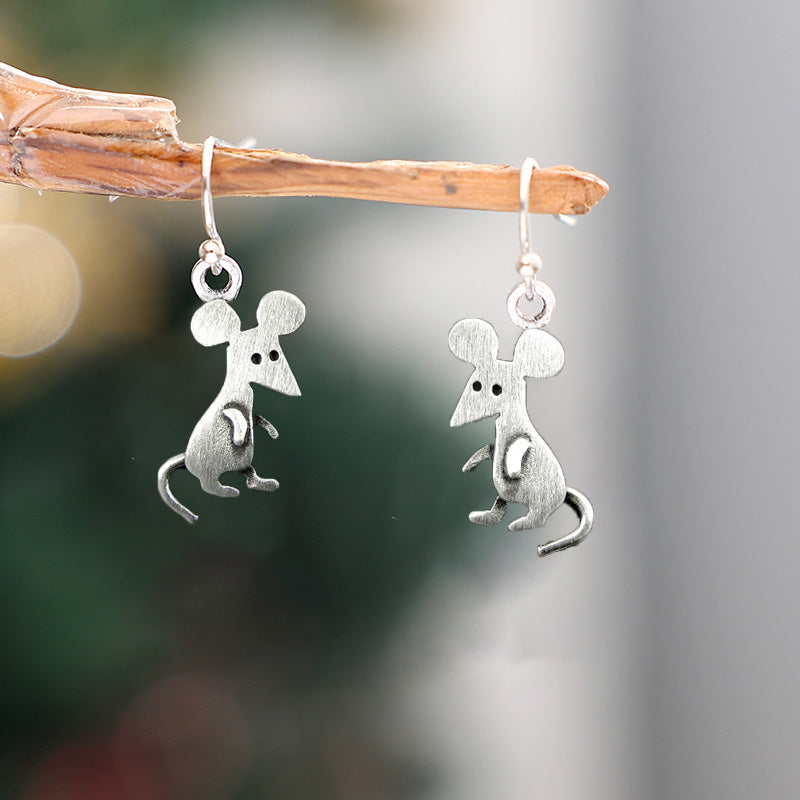 Vintage  Mouse Earrings
